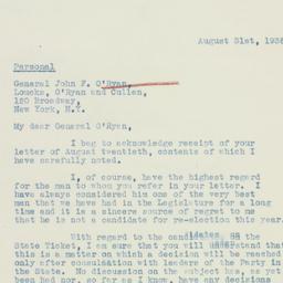 Letter: 1936 August 31