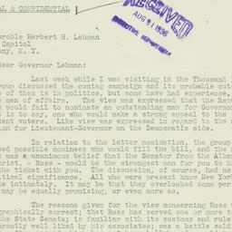 Letter: 1936 August 20