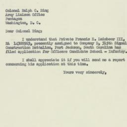 Letter: 1951 July 5