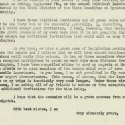 Letter: 1951 July 26