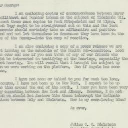 Letter: 1952 February 16