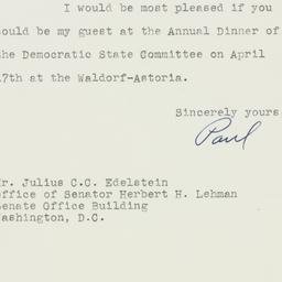 Letter: 1952 April 9