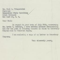 Letter: 1951 July 23