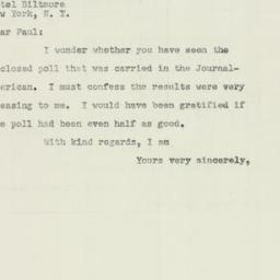 Letter: 1952 February 4