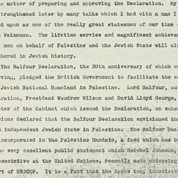 Speech: 1947 November 3