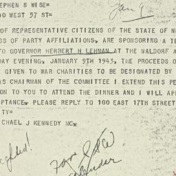 Telegram: 1942 November 27