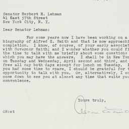 Letter: 1957 March 19