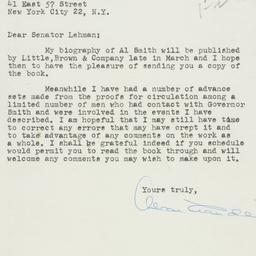 Letter: 1957 December 6