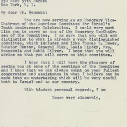 Letter: 1958 February 18