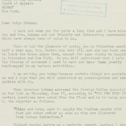 Letter: 1943 June 20