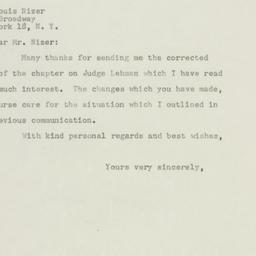 Letter: 1947 October 30