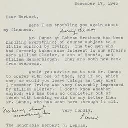 Letter: 1945 December 17