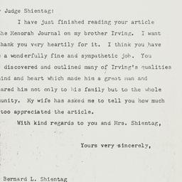 Letter: 1947 July 23