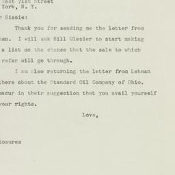 Letter: 1947 October 31
