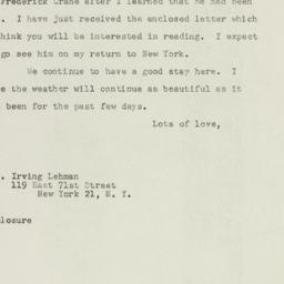 Letter: 1947 September 11