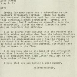 Letter: 1947 July 17