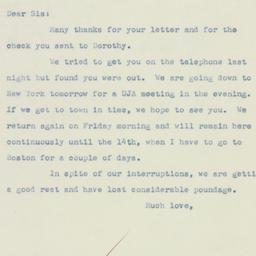 Letter: 1947 April 30