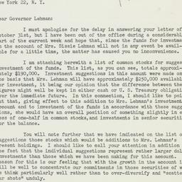 Ephemera: 1947 November 7