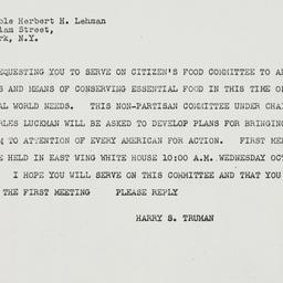 Telegram: 1947 August 25