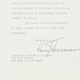 Letter: 1946 December 5