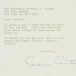 Letter: 1953 January 27