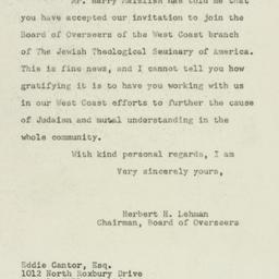 Letter: 1948 November 23