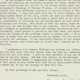 Letter: 1952 October 23