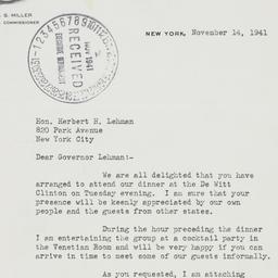 Letter: 1941 November 14