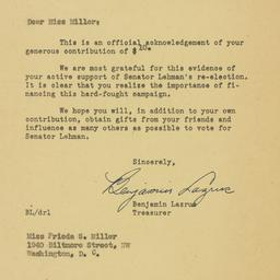 Letter: 1950 October 11