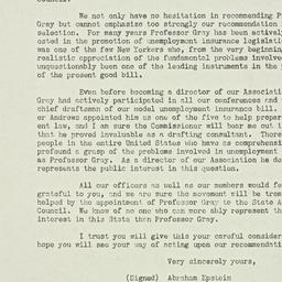 Letter: 1935 April 30