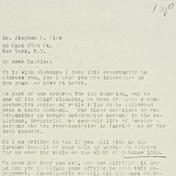 Letter: 1928 September 21