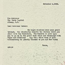 Letter: 1936 November 4