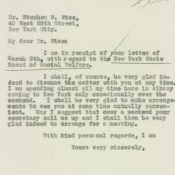 Letter: 1931 March 13