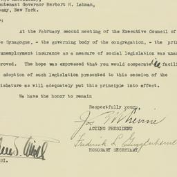 Letter: 1931 February 4