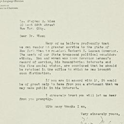 Letter: 1936 October 22
