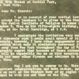Letter: 1932 March 11