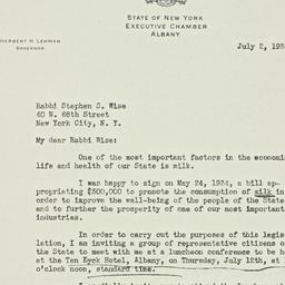 Letter: 1934 July 2