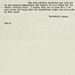 Letter: 1936 May 8