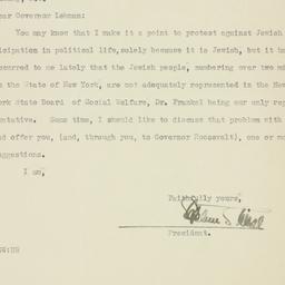Letter: 1931 March 5