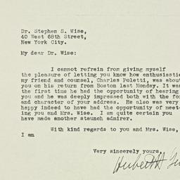 Letter: 1935 October 30