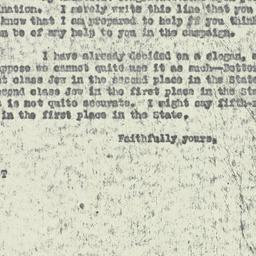 Letter: 1929 October 4