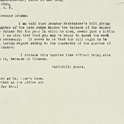 Letter: 1931 April 3