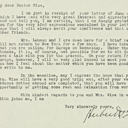 Letter: 1936 June 15