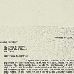 Letter: 1936 October 26