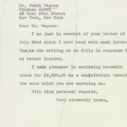 Letter: 1946 July 26