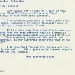 Letter: 1941 March 17