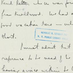 Letter: 1946 July 23