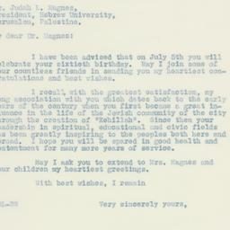 Letter: 1937 June 5