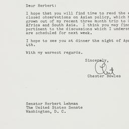 Letter: 1955 March 25