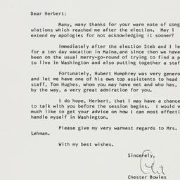 Letter: 1958 December 5